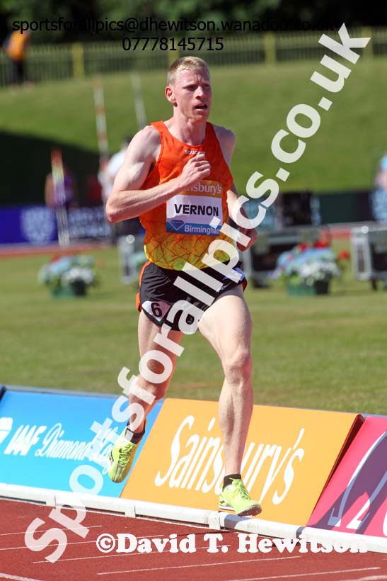 Mens 5000 metres, IAAF Diamond League, Birmingham. Photo: David T. Hewitson/Sports for All Pics